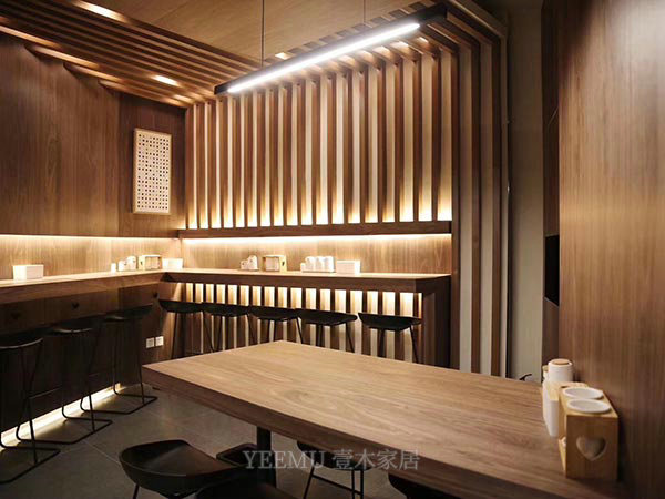 胡桃木(mù)鋼刷實木(mù)拼-天然木(mù)YM181BS